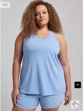 Torrid Performance Cotton Active Tank 2-in-1 Bra